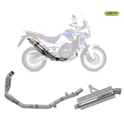 Arrow Exhaust - Honda Crf 1000l Titanium/inox 2016 > 2019 Full System Exhaust Racing Maxi Race