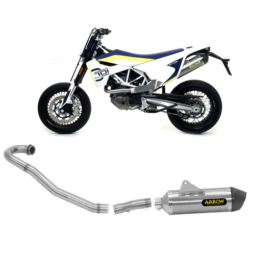 Arrow Exhaust - Husqvarna 701 Supermoto 2021 > 2024 Full Exhaust Race-tech Titanium
