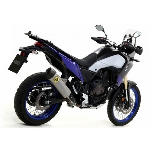 Arrow Exhaust - Yamaha Tenere 700 2021 > 2024 Full Exhaust Indyrace Carbon/titan Titanium