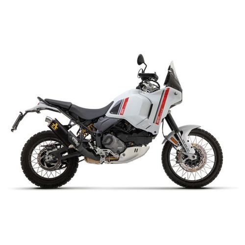 Arrow Exhaust - Ducati Desert X 950 2022 > 2024 Exhaust Indy Race E5 Alluminium Black