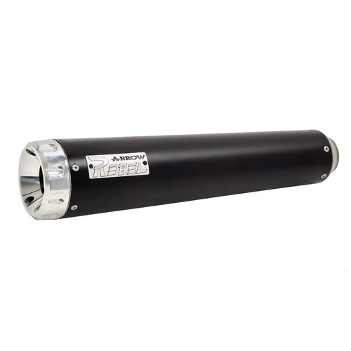 Arrow Exhaust - Kawasaki Vulcan S 650 2021 > 2024 Full Exhaust Rebel Alum End Cap Steel Black