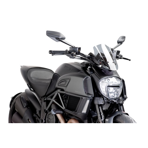 Puig Naked New Gen. Sport Screen Duc.Diavel 14-18 Smoke