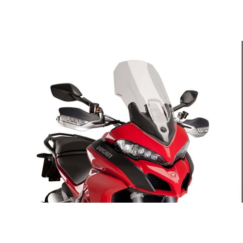Puig Touring Screen To Suit Various Ducati Multistrada Models (Clear)