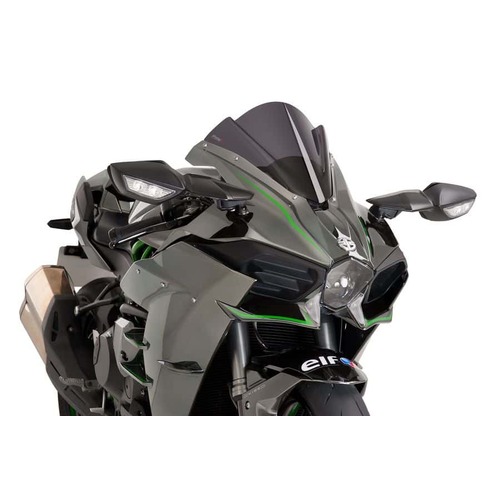 Puig Z-Racing Screen To Suit Kawasaki Ninja H2 (2015 - 2020) - Dark Smoke