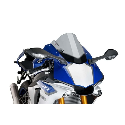Puig Z-Racing Screen To Suit Yamaha YZF-R1/YZF-R1M (Smoke)