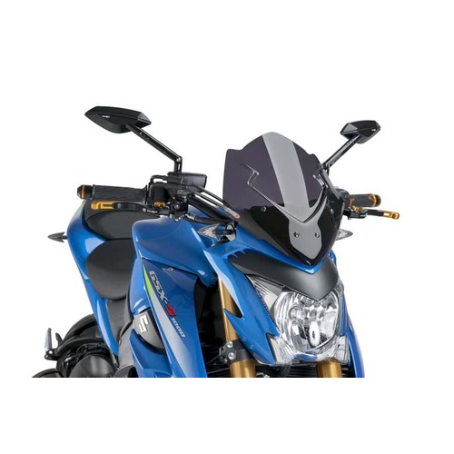 Puig New Generation Sport Screen To Suit Suzuki GSX-S1000 2015 - Onwards (Dark Smoke) 