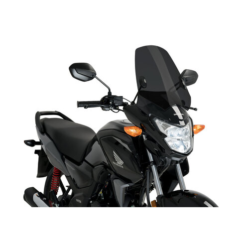 Puig New Generation Sport Screen To Suit Honda CB125F (2015 - Onwards) - Dark Smoke