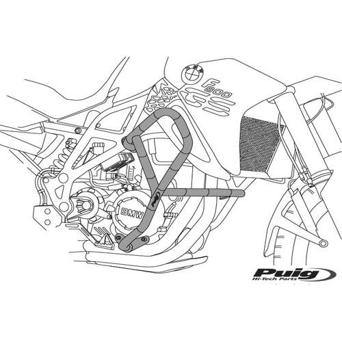 Puig Engine Bars To Suit Kawasaki Versys 650 (2015 - Onwards)