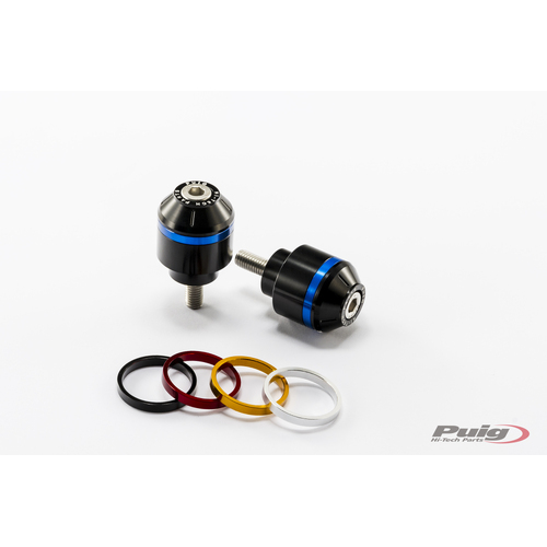 Puig Short Bar End W/Rings BMW F800GT (Black)