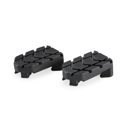 Puig Kit Rubbers For Footpegs Hi-Tech Enduro (Black)
