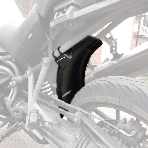 Pyramid TREK Shock Shield | Matte Black | Triumph Explorer 1200 XC/XCX/XRA/Low 2016>Current