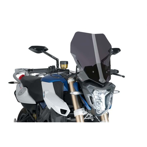 Puig New Generation Touring Screen To Suit BMW F800R (2015 - 2019) - Dark Smoke