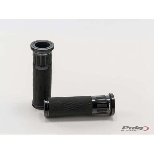 Puig Grips By Pair Puig Hi-Tech Racing Alu 123mm C/Blac