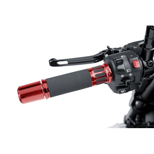 Puig Grips By Pair Puig Hi-Tech Racing Alu 123mm (Red)