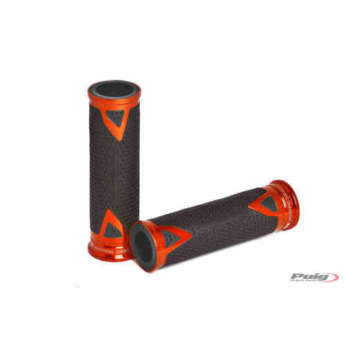 Puig Grips By Pair Puig Hi-Tech Radical Alu 123mm C/Ora