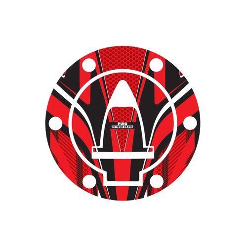 Puig Fuel Cap Cover Mod. Radical Ducati (Red)