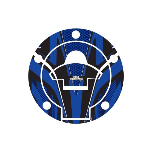 Puig Fuel Cap Cover Mod. Radical Yamaha (Blue)