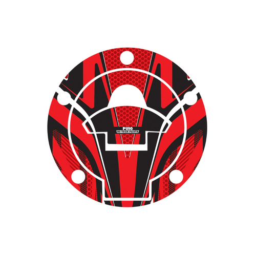 Puig Fuel Cap Cover Mod. Radical Yamaha (Red)