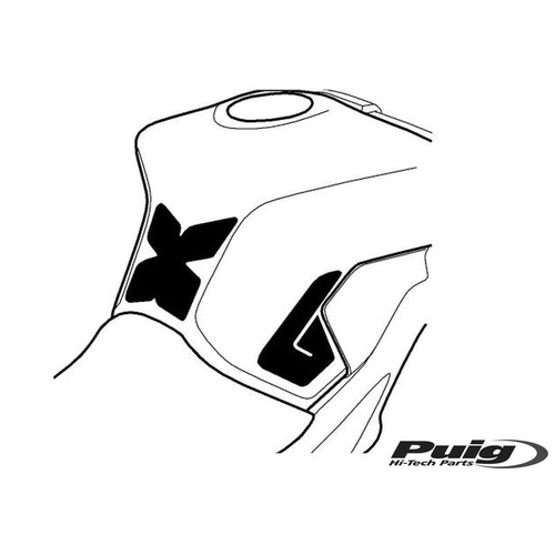 Puig Tank Pad + Side Part Yamaha MT-09 13-16'C/Carbon