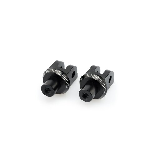 Puig Rear Footpeg Adaptor To Suit Various Kawasaki Models (Black)