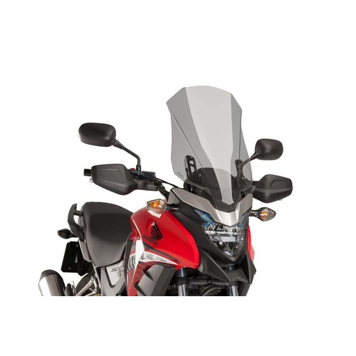 Puig Touring Screen To Suit Honda CB500X (2016 - Onwards) - Smoke