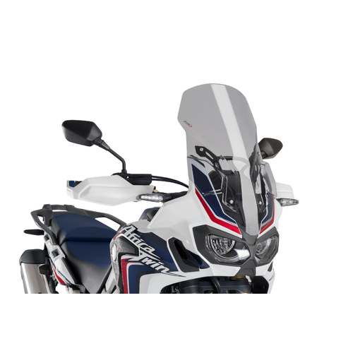 Puig Touring Screen To Suit Honda CRF1000L Africa Twin (2015 - 2019) - Smoke