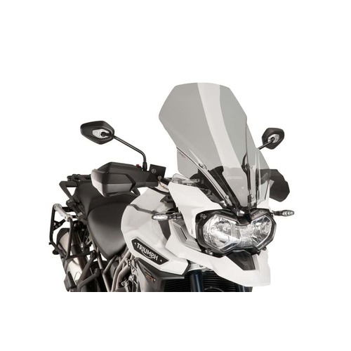 Puig Touring Screen To Suit Triumph Tiger 1200 Models (2016 - 2017) - Smoke