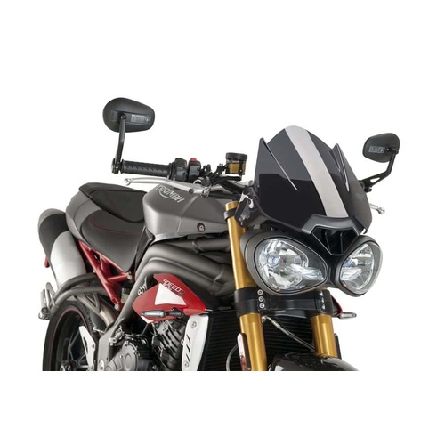 Puig New Generation Sport Screen To Suit Triumph Speed Triple/Street Triple Models (Dark Smoke)