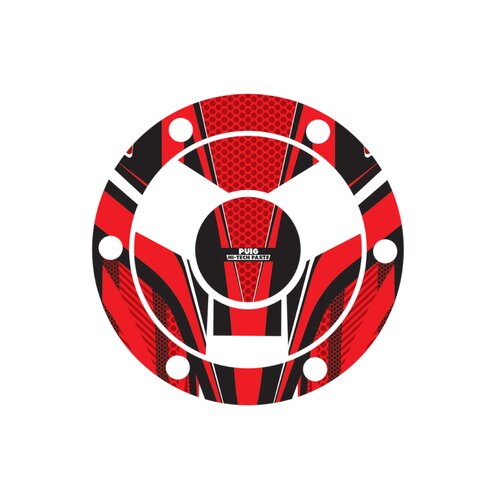 Puig Fuel Cap Cover Mod.Radical Triumph (Red)
