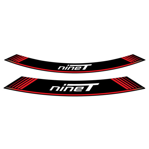 Puig Kit 8 Rim Strips R Nine T (Red)