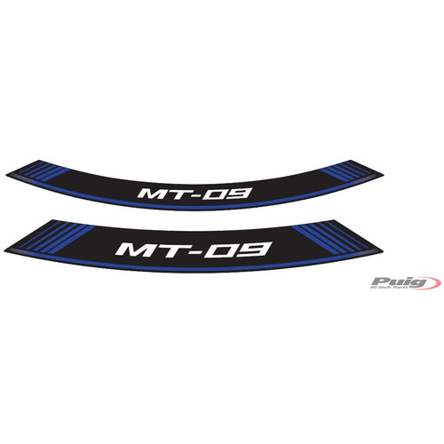 Puig Kit 8 Rim Strips MT-09 (Blue)