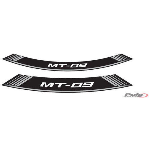Puig Kit 8 Rim Strips MT-09 (Silver)