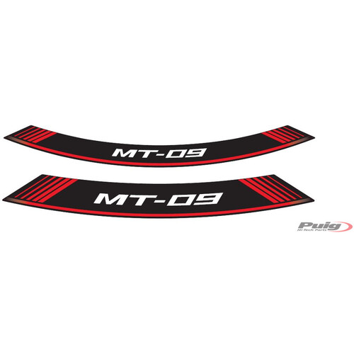 Puig Kit 8 Rim Strips MT-09 (Red)