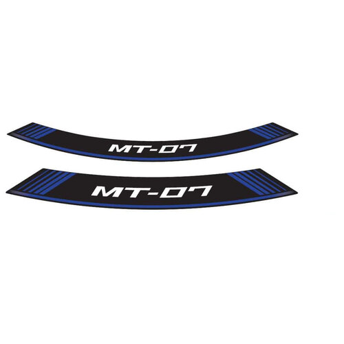 Puig Wheel Arch Strips To Suit Yamaha MT-07 Models (Blue)