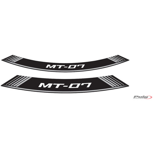 Puig Kit 8 Rim Strips MT-07 (Silver)