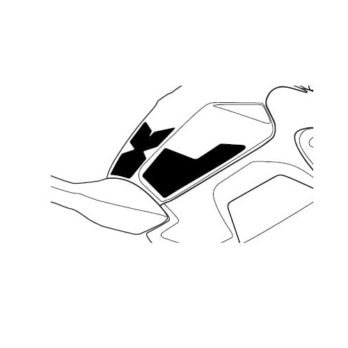 Puig Tank Pad + Side Part Yamaha MT-10 C/Carbon