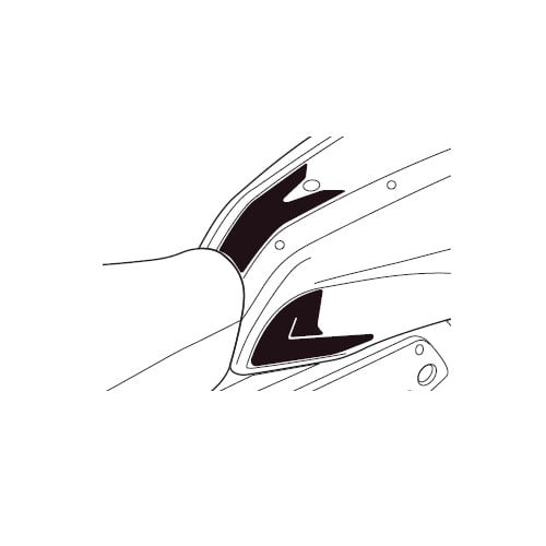 Puig Tank Pad + Side Part XSR700 16-17'(Carbon Look)