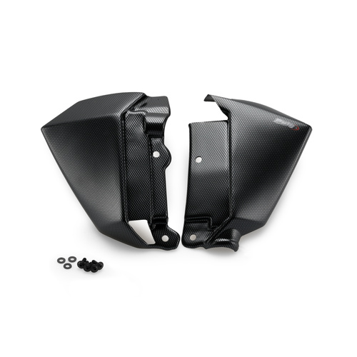 Puig Radiator Side Panels Kawasaki Z650 17' C/Carbon Lo