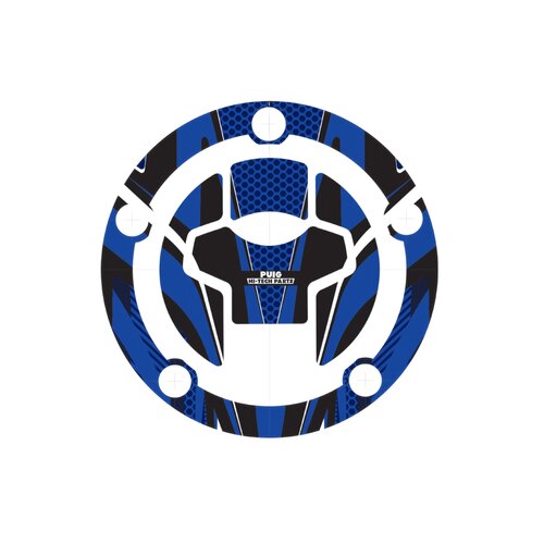 Puig Fuel Cap Cover Radikal Suzuki (Blue)