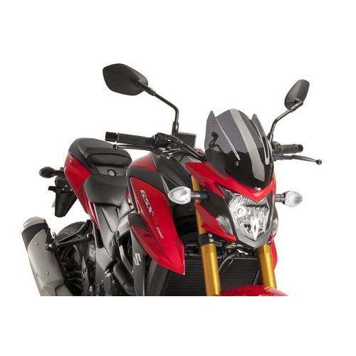 Puig New Generation Sport Screen To Suit Suzuki GSX-S750 (2017 - 2021) - Dark Smoke