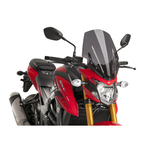 Puig New Generation Touring Screen To Suit Suzuki GSX-S750 (2017 - 2021) - Dark Smoke