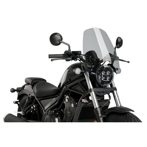 Honda Rebel CMX 300/500 2017 - 2018 Puig New Generation Screen (Light Smoke)