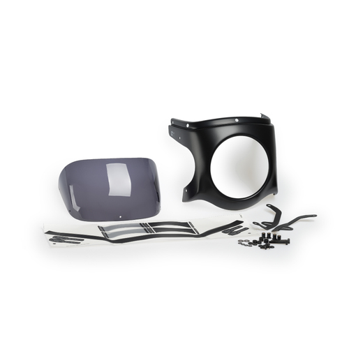 Puig Semifairing (Black) Look Diam.180mm (Dark Smoke)