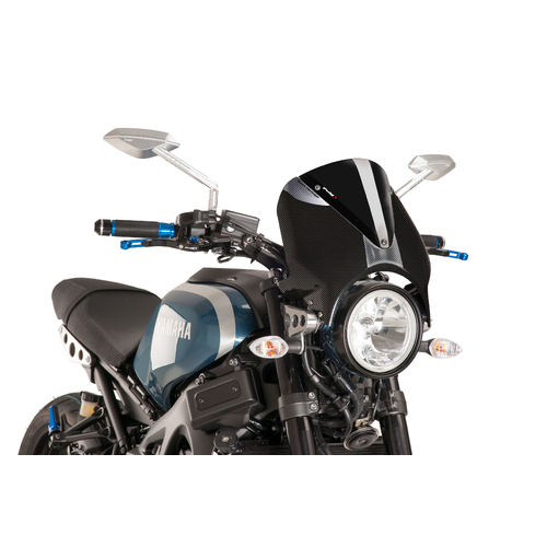 Puig Retrovision Screen To Suit XSR700/900 16'-18'(Black)