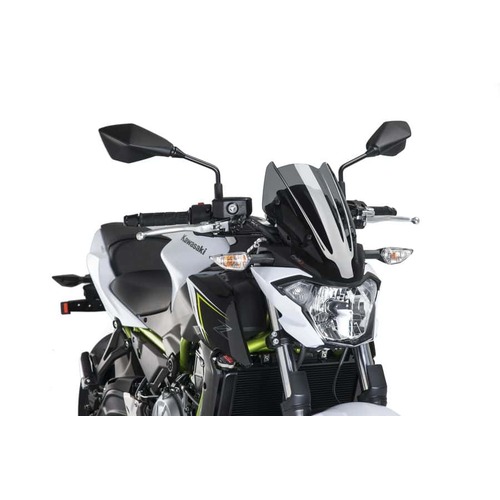 Puig New Generation Sport Screen To Suit Kawasaki Z650 2017-2019 (Dark Smoke)