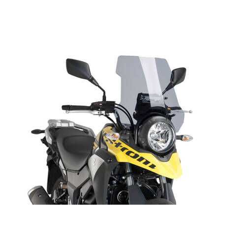 Puig Touring Screen To Suit Suzuki DL250 V-Strom 2017 - Onwards (Smoke)