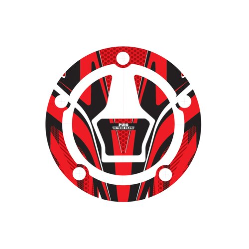 Puig Fuel Cap Cover Mod. Radikal Suzuki (Red)