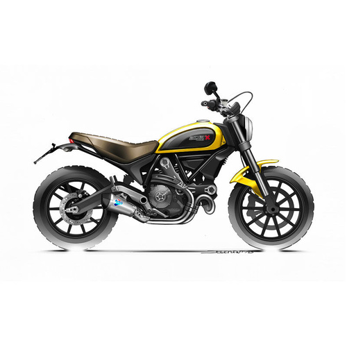Termignoni DUCATI SCRAMBLER 400 RACING SILENCER