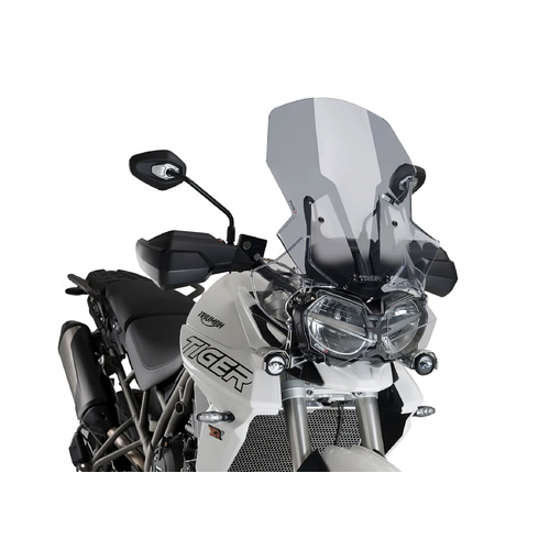 Puig Touring Screen To Suit Triumph Tiger 800 (2018 - 2019) - Black