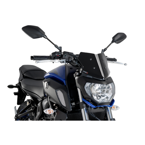 Puig New Generation Sport Screen To Suit Yamaha MT07 18'- (Black)